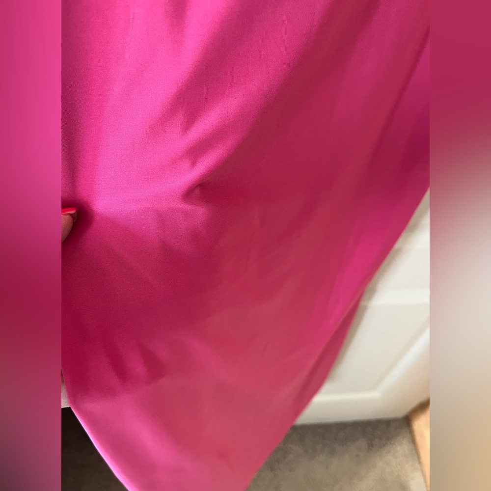 Lulu's Vibrant Fuchsia Pink Column Maxi Dress Women’s size XS - Picture 8 of 13